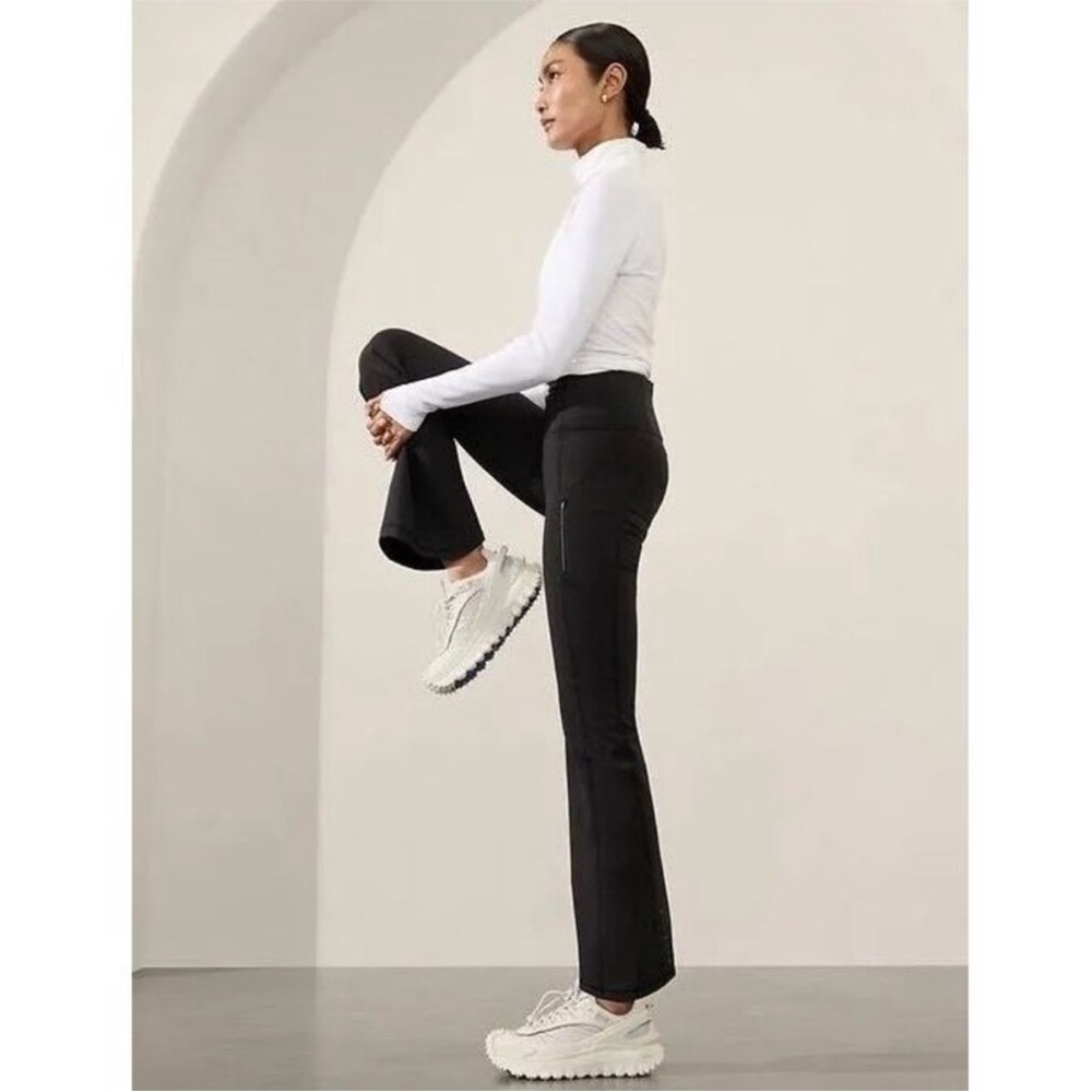 Athleta Rainer High Rise Fleece Bootcut Pants - Picture 2 of 11